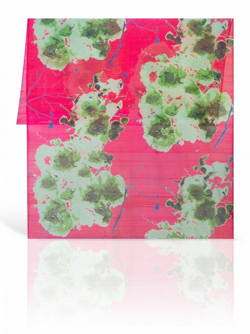 Палантин Женский SN-FL.ABSTRACT/GREEN.LIME